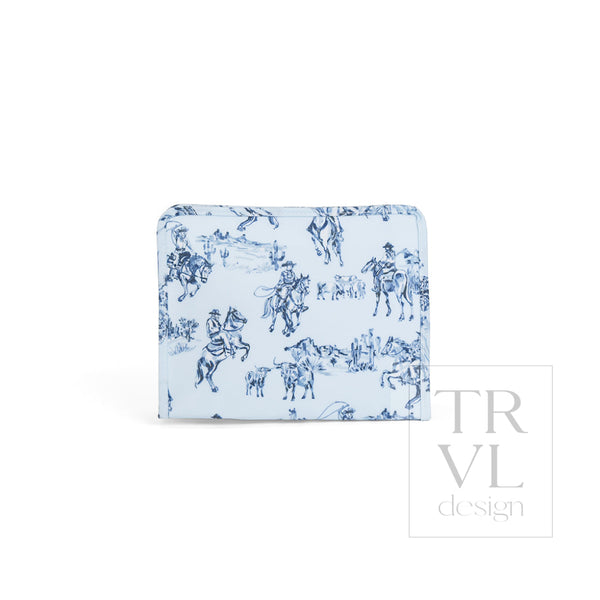 ROADIE LARGE Zip Pouch - Cowboy Toile from Anderson Parker