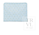 ROADIE LARGE Zip Pouch - Petite Fleur Blue from Anderson Parker