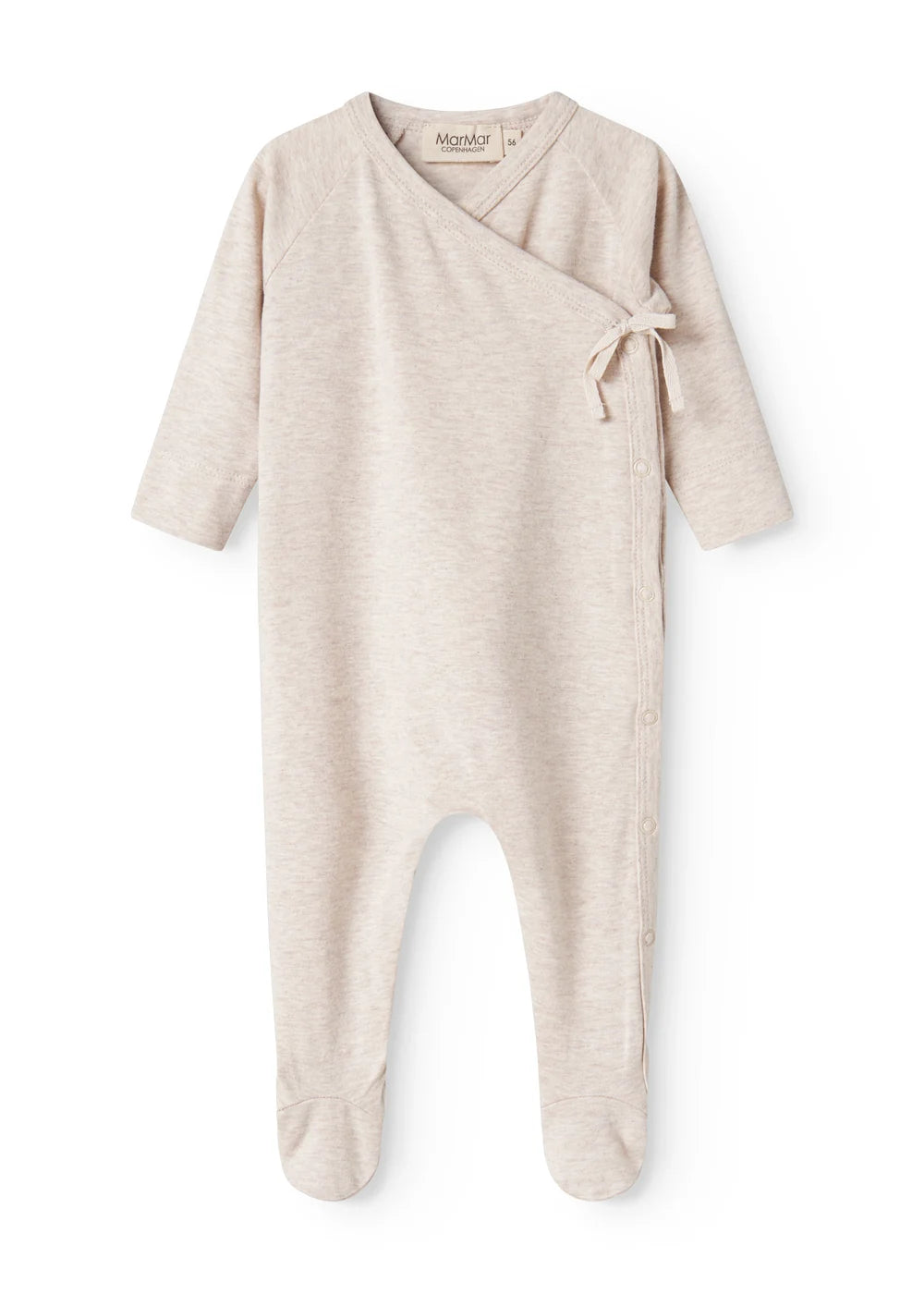 RUBELLO FOOTIE & HAT SET - Light Beige Mel. from Anderson Parker