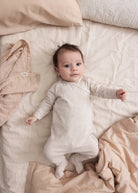 RUBELLO FOOTIE & HAT SET - Light Beige Mel. from Anderson Parker