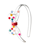 Rainbow Dots Big Bow Headband from Anderson Parker