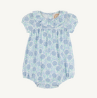 Ramona Ruffle Bubble - Pima - Handful of Hydrangeas/Worth Ave White from Anderson Parker