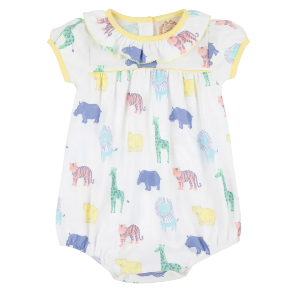 Ramona Ruffle Bubble - Wittle Wild One / Lake Worth Yellow from Anderson Parker