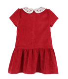 Randalls Collar Dropwaist Dress Red from Anderson Parker