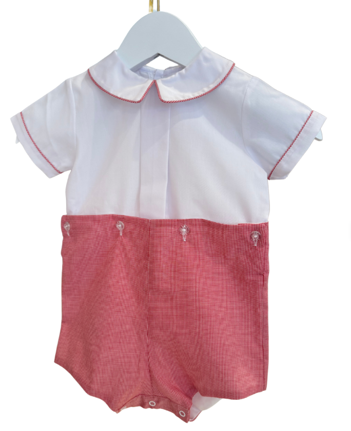 Red Checkered Boy Set from Anderson Parker