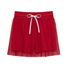 Red Pleated Skort from Anderson Parker