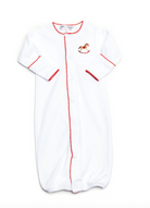 Red Rocking Horse Pima Gown and Hat from Anderson Parker