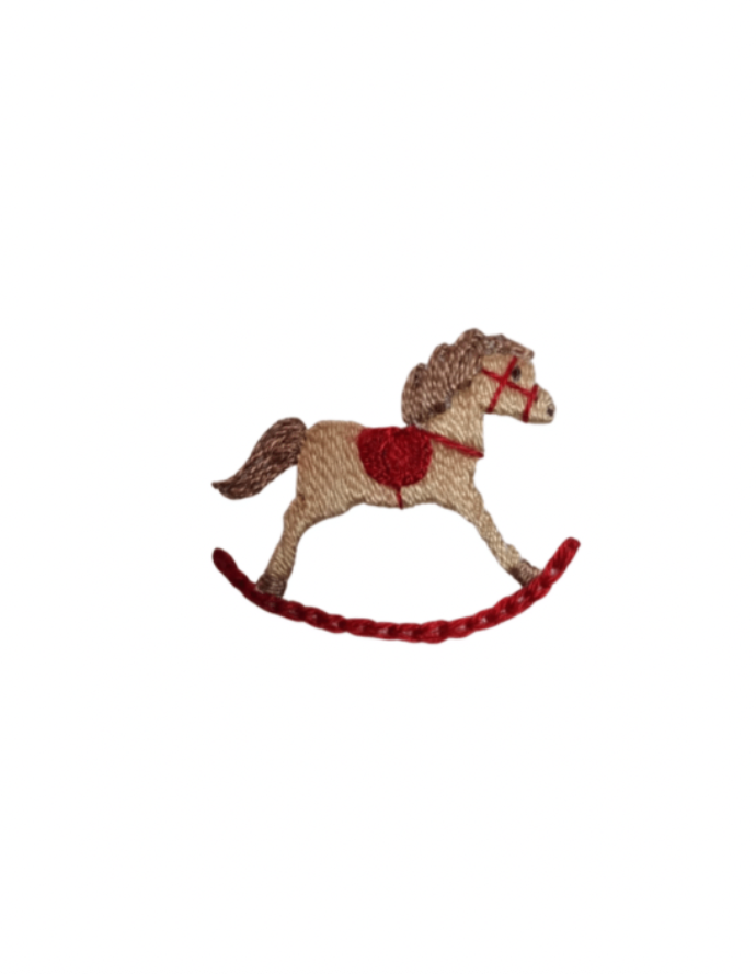 Red Rocking Horse Pima Gown and Hat from Anderson Parker