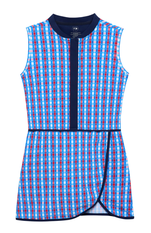 Red White And Gingham Court Dress from Anderson Parker