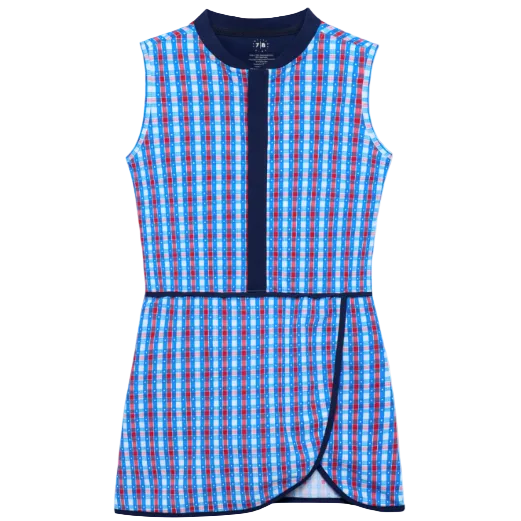 Red White And Gingham Court Dress from Anderson Parker