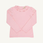 Reece Ruffle Top - Sandpearl Pink from Anderson Parker