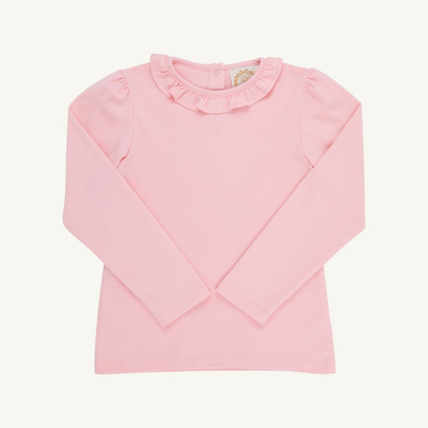 Reece Ruffle Top - Sandpearl Pink from Anderson Parker