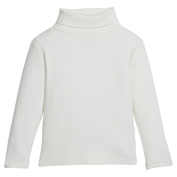 Ribbed Turtleneck - Ivory from Anderson Parker