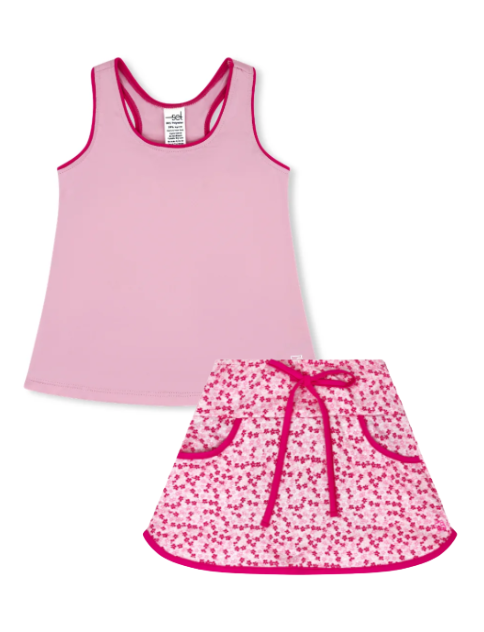 Riley Tank & Skort Set - Cotton Candy Pink, Power Pink from Anderson Parker