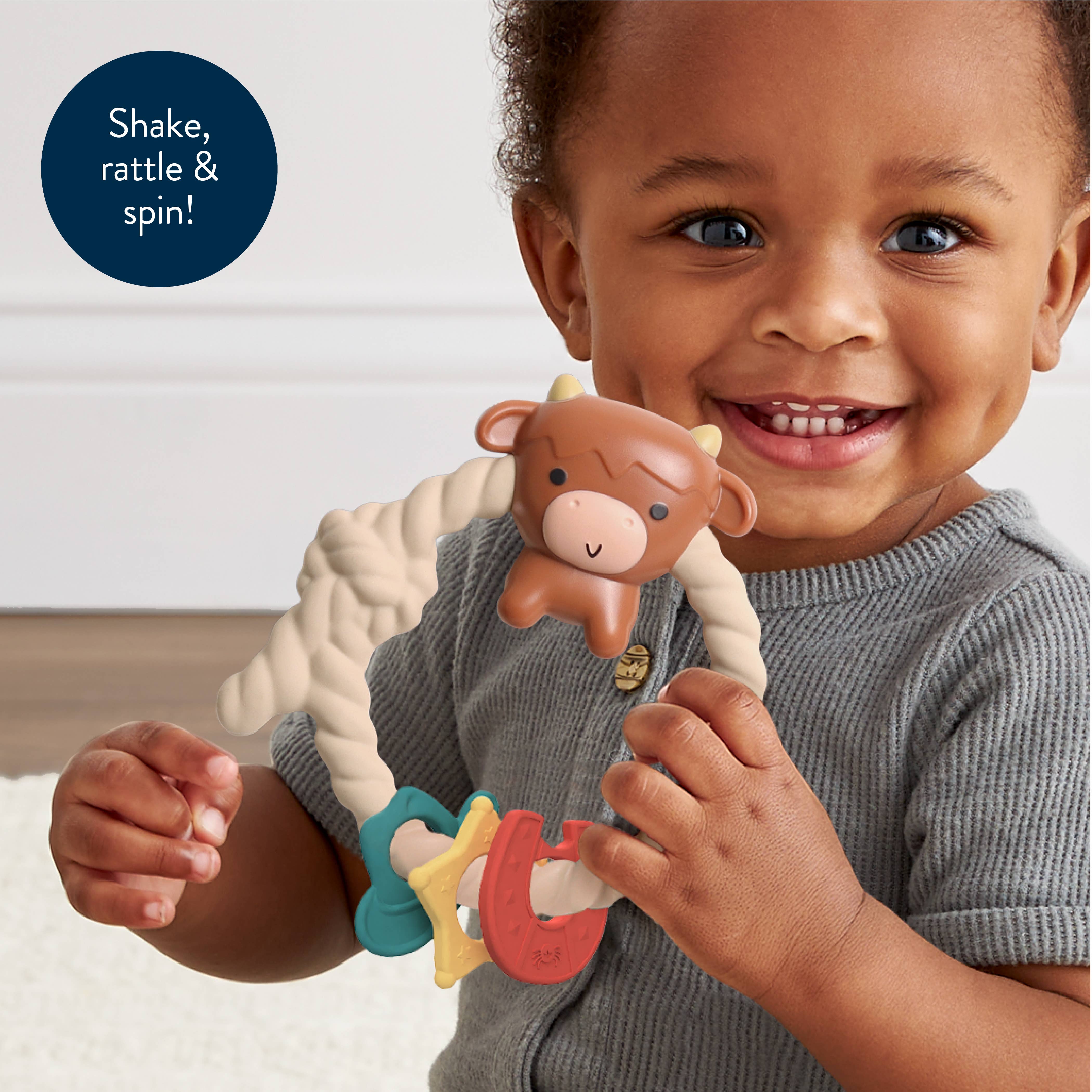 Ritzy Rattle™ Silicone Teether Rattles from Anderson Parker