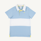 Rollins Rugby Shirt - Beale Street Blue/Worth Ave White/Lake Worth Yellow from Anderson Parker