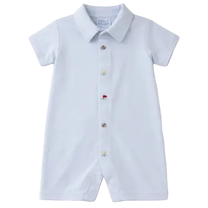 Romper - Football - Blue from Anderson Parker