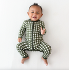 Romper in Gingham Fir from Anderson Parker
