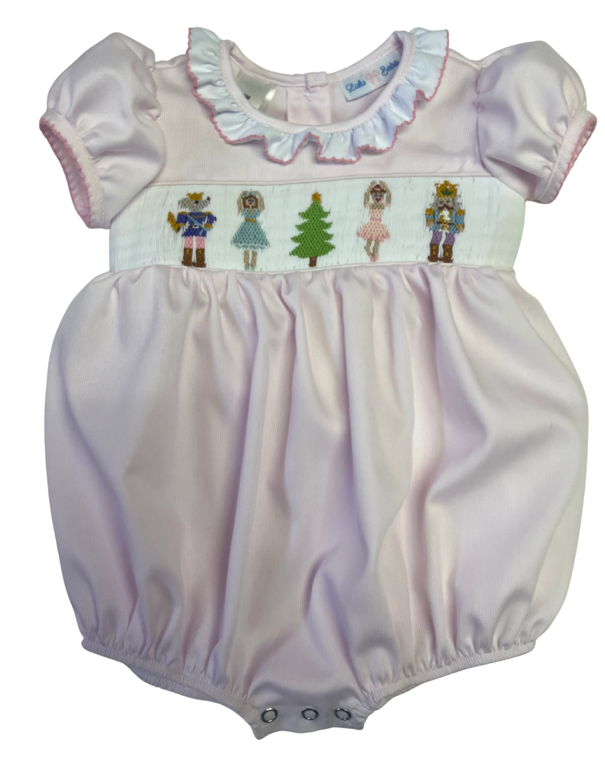 Rosie Nutcracker Smocked Bubble from Anderson Parker