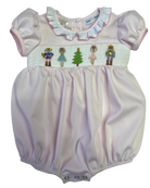 Rosie Nutcracker Smocked Bubble from Anderson Parker