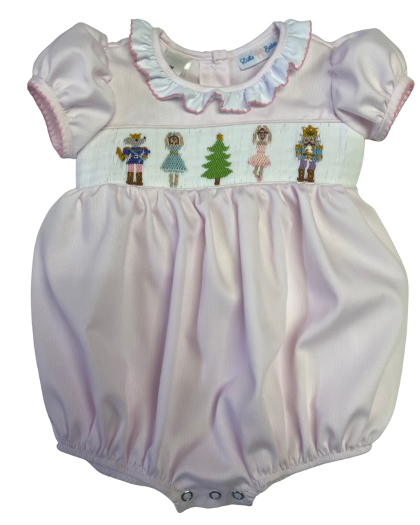 Rosie Nutcracker Smocked Bubble from Anderson Parker