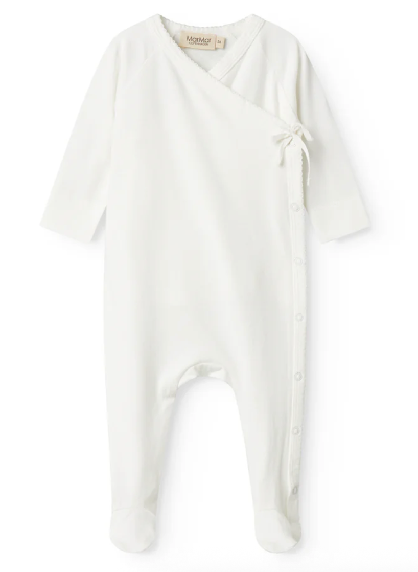 Rubetta, Romper & Hat Set - Gentle White from Anderson Parker