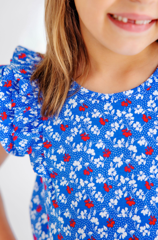 Ruehling Ruffle Dress - Potomac Petals from Anderson Parker
