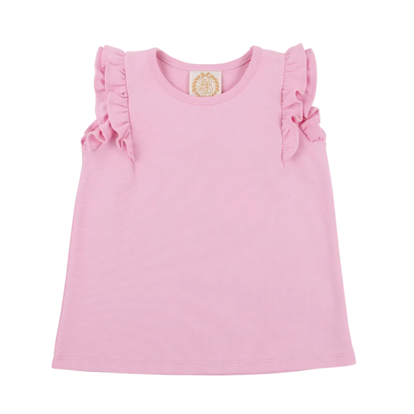 Ruehling Ruffle Top - Pier Party Pink from Anderson Parker