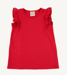 Ruehling Ruffle Top - Richmond Red from Anderson Parker