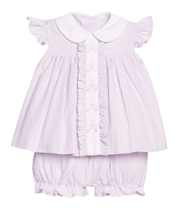 Ruffled Sally Bloomer Set - Ballet from Anderson Parker