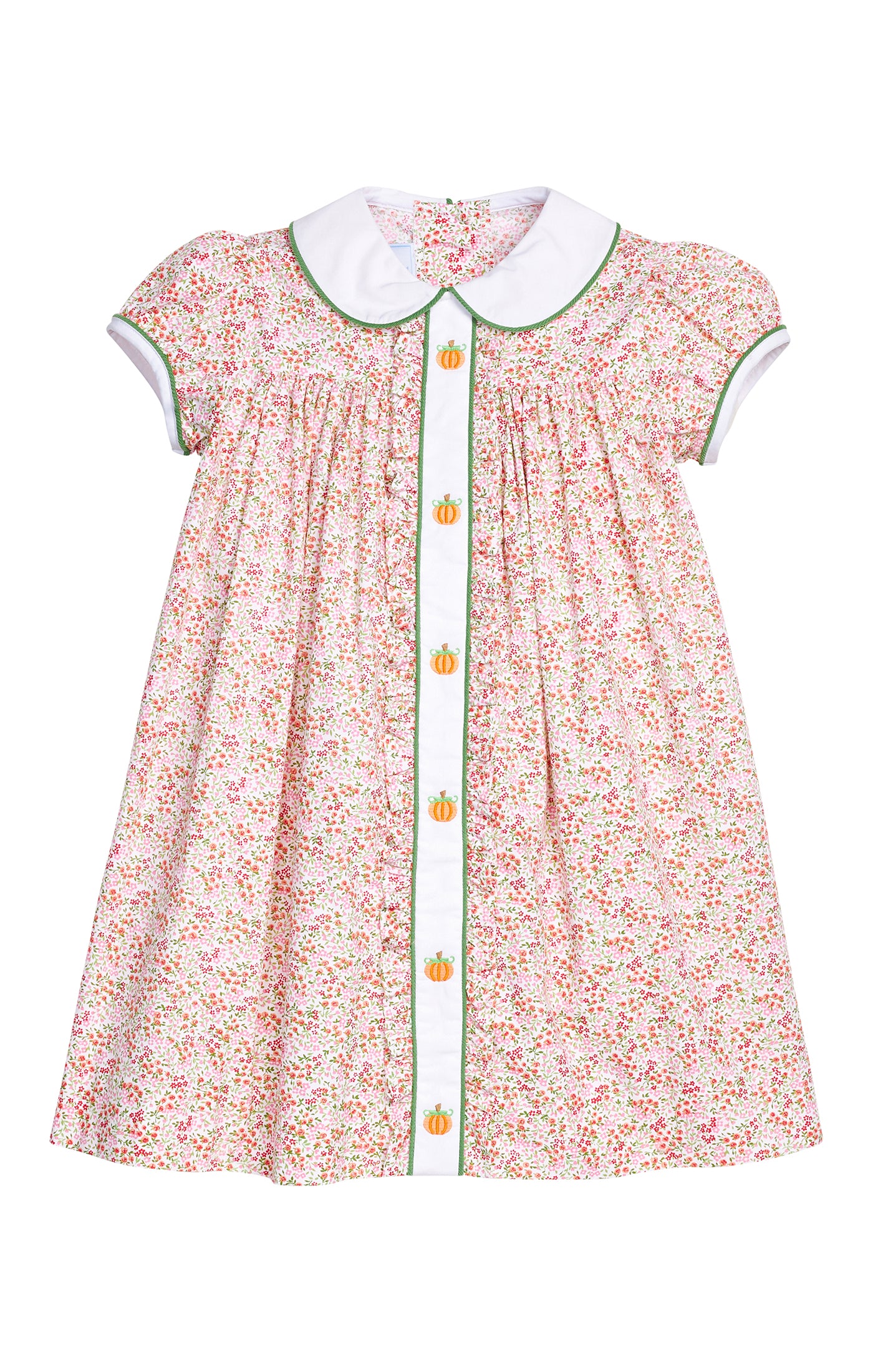 Ruffled Sally Dress - Pumpkins from Anderson Parker
