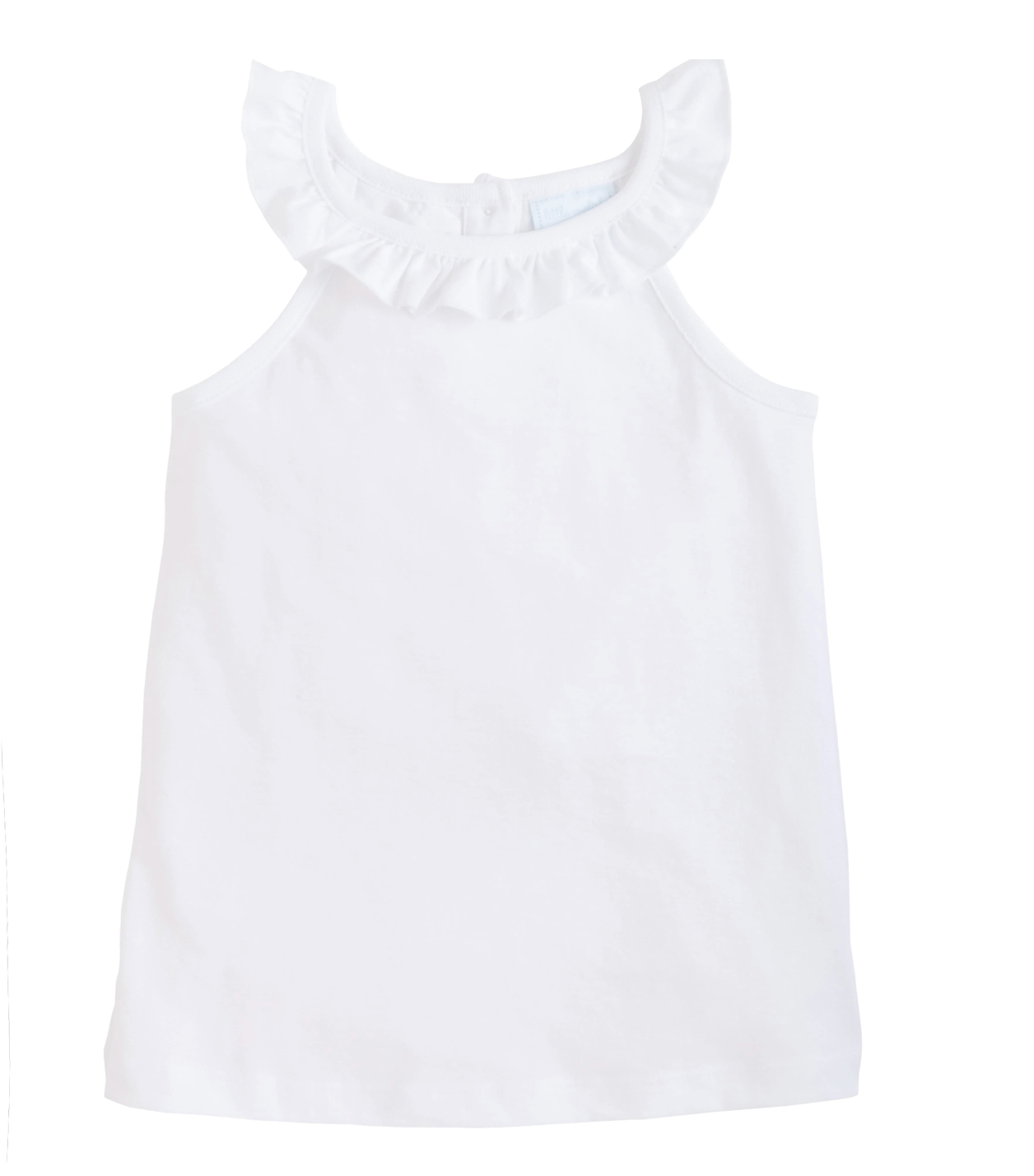 Ruffled Tank - White from Anderson Parker