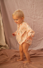 Ruth Romper - VoVo Pink Country Garden from Anderson Parker