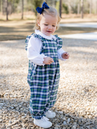 Ruthie Long Bubble & Top -  Kelly Green Plaid from Anderson Parker