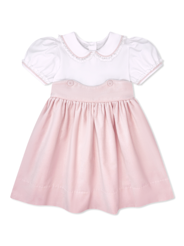SUNDAYS BEST DRESS - PETITE PINK VELVET from Anderson Parker