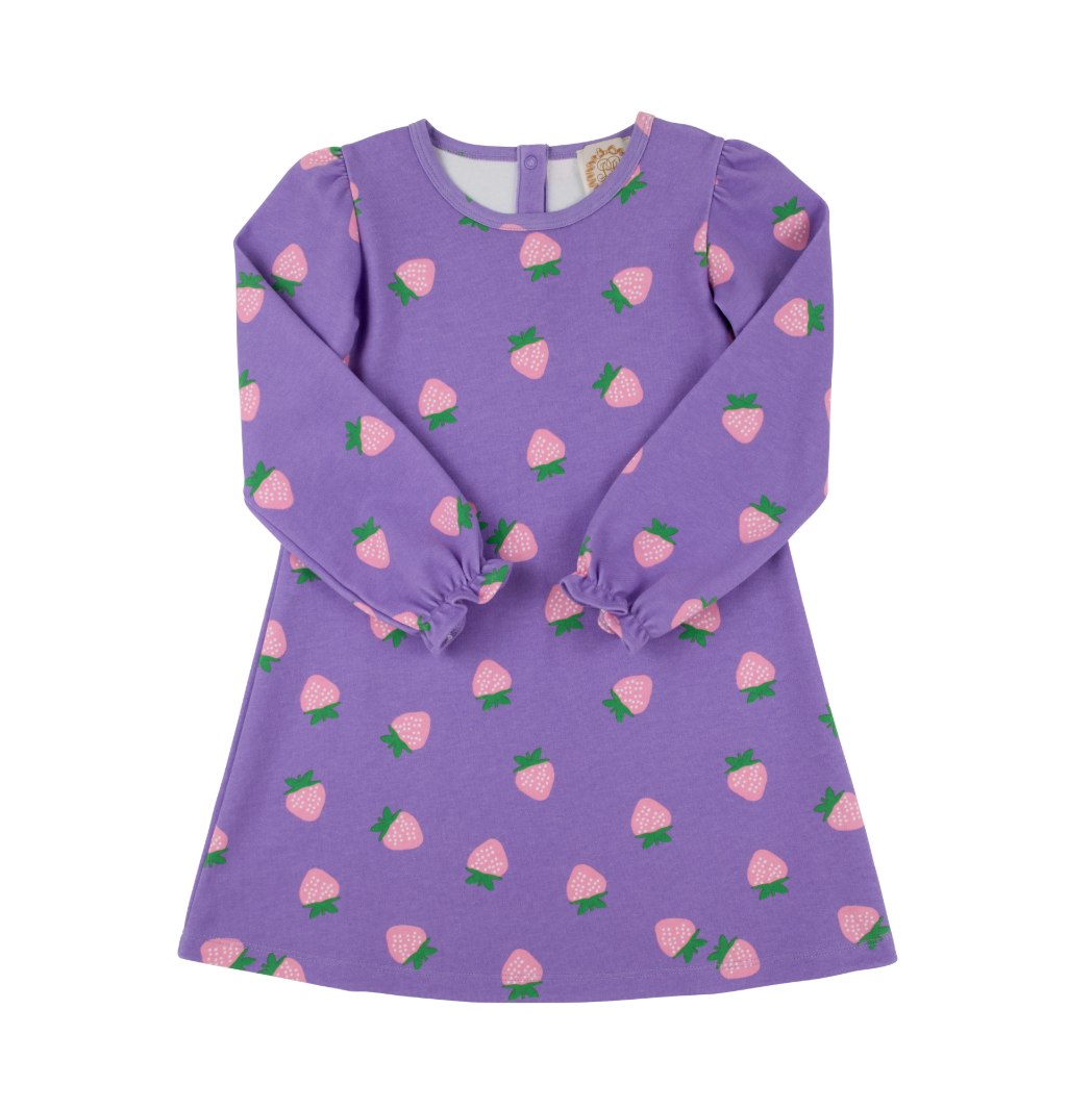 Sadie Sweatshirt Dress - Sanibel Strawberry (Palisades Purple) from Anderson Parker