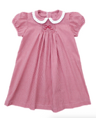 Sage Smocked Dress - Christmas Bow from Anderson Parker