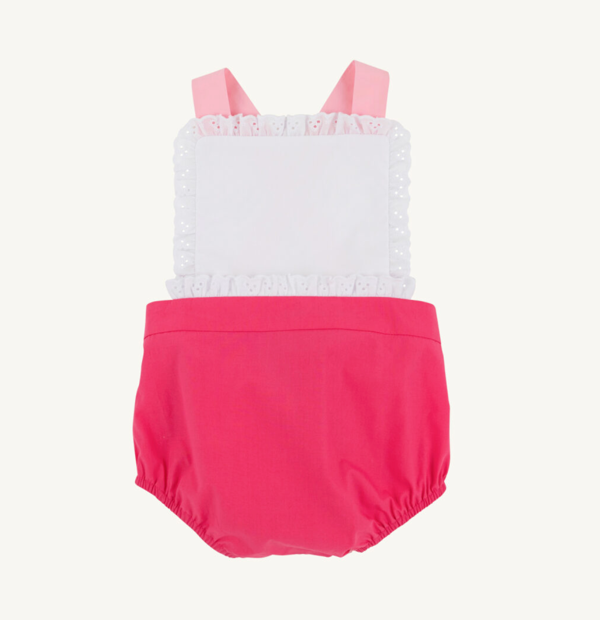 Sally Sunsuit - Broadcloth - Palm Springs Punch/Sandpearl Pink from Anderson Parker