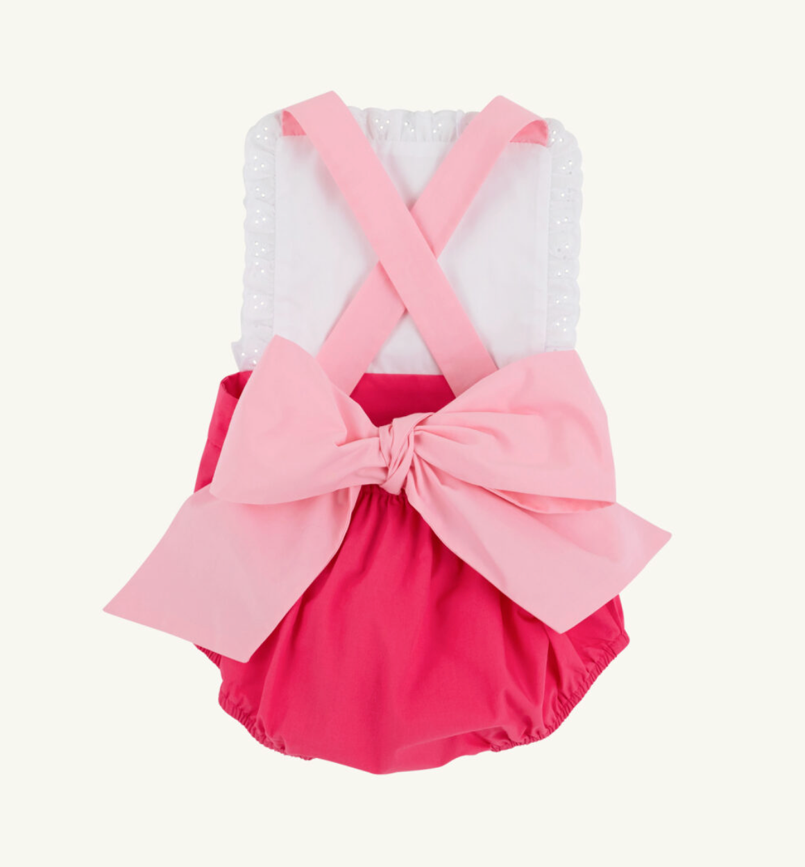 Sally Sunsuit - Broadcloth - Palm Springs Punch/Sandpearl Pink from Anderson Parker