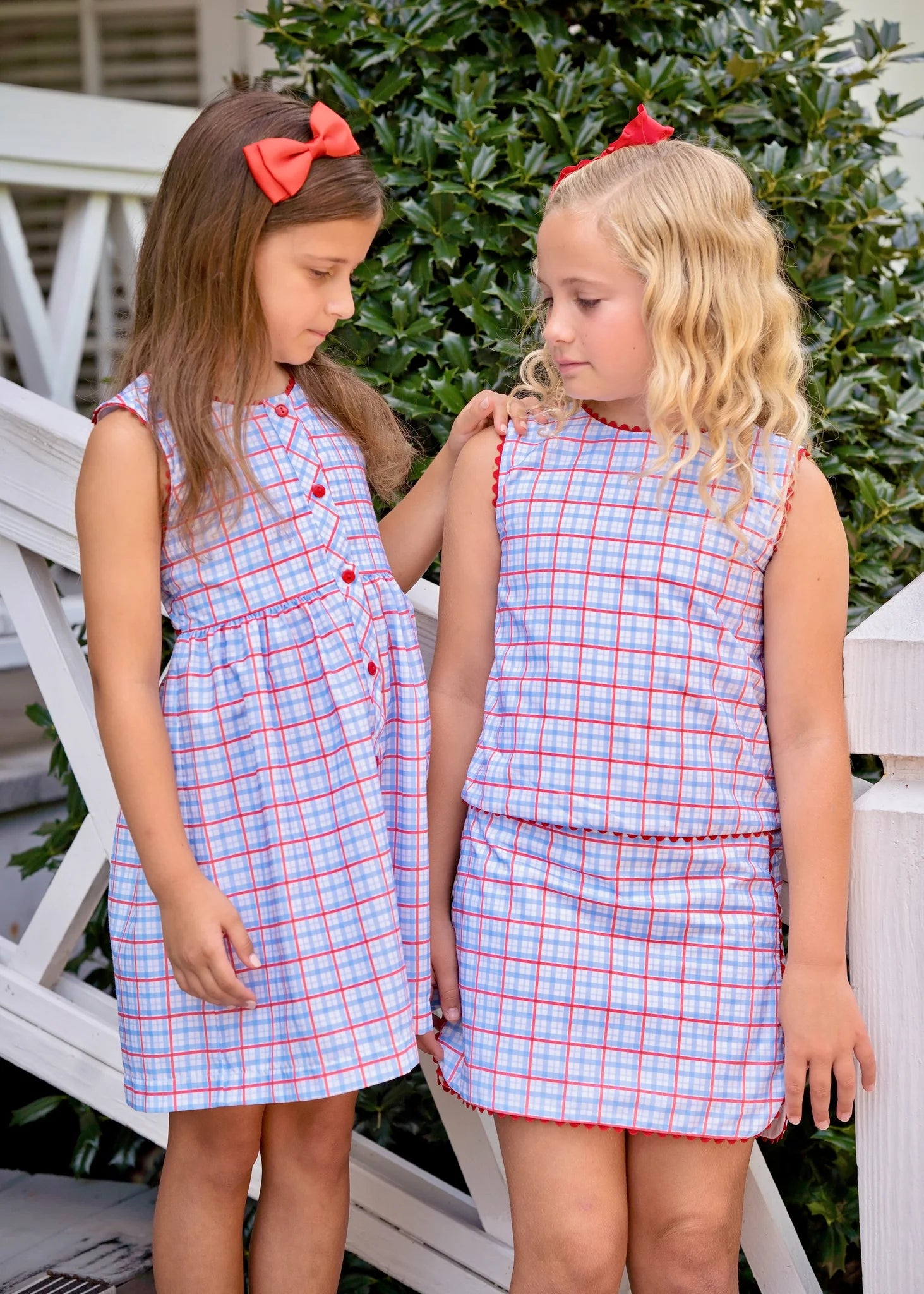 Sammie Dress Patriotic Plaid - Anderson Parker