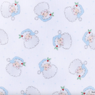 Santa Baby Long Pajamas - Light Blue from Anderson Parker