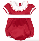 Santa Baby Velvet Romper from Anderson Parker