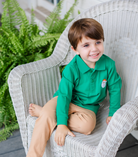Santa Long Sleeve Boys' Polo from Anderson Parker