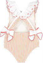 Santa Tell Me Red Bows Swimsuit from Anderson Parker