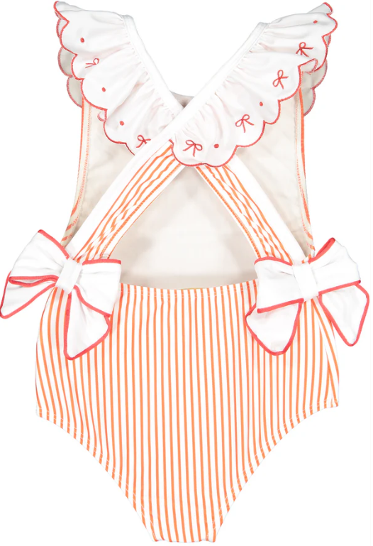 Santa Tell Me Red Bows Swimsuit from Anderson Parker