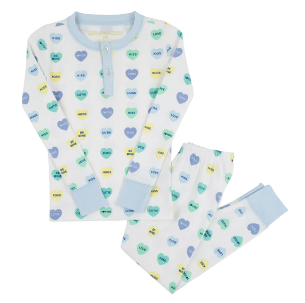 Sara Janes Sweet Dreams Set - We Heart You (Buckhead Blue)/Buckhead Blue from Anderson Parker