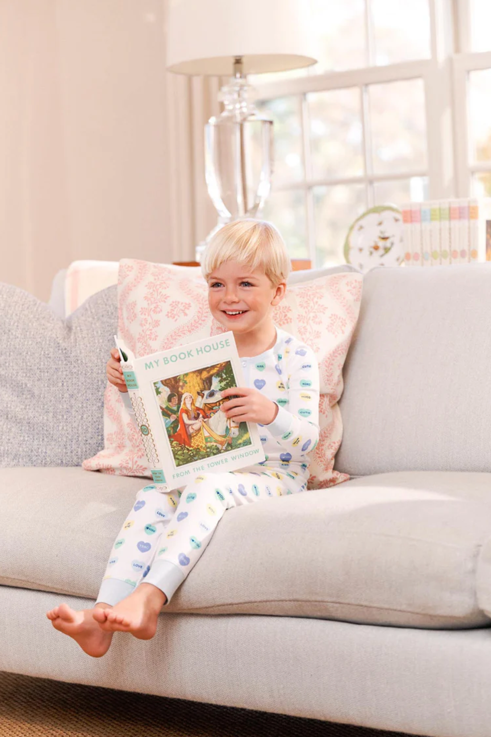 Sara Janes Sweet Dreams Set - We Heart You (Buckhead Blue)/Buckhead Blue from Anderson Parker