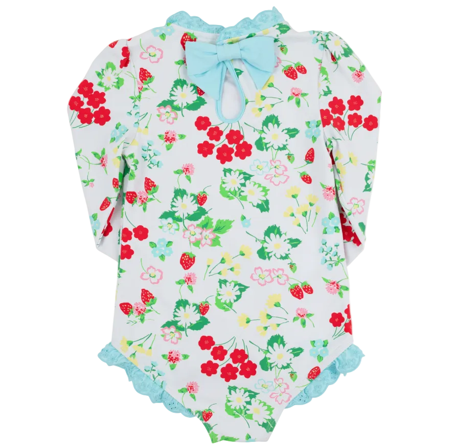 Sarasota Surf-Suit - Berry Sweet/Belhaven Blue from Anderson Parker