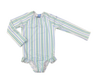 Scallop Stripe Girls Swim from Anderson Parker