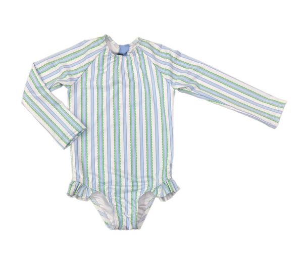 Scallop Stripe Girls Swim from Anderson Parker